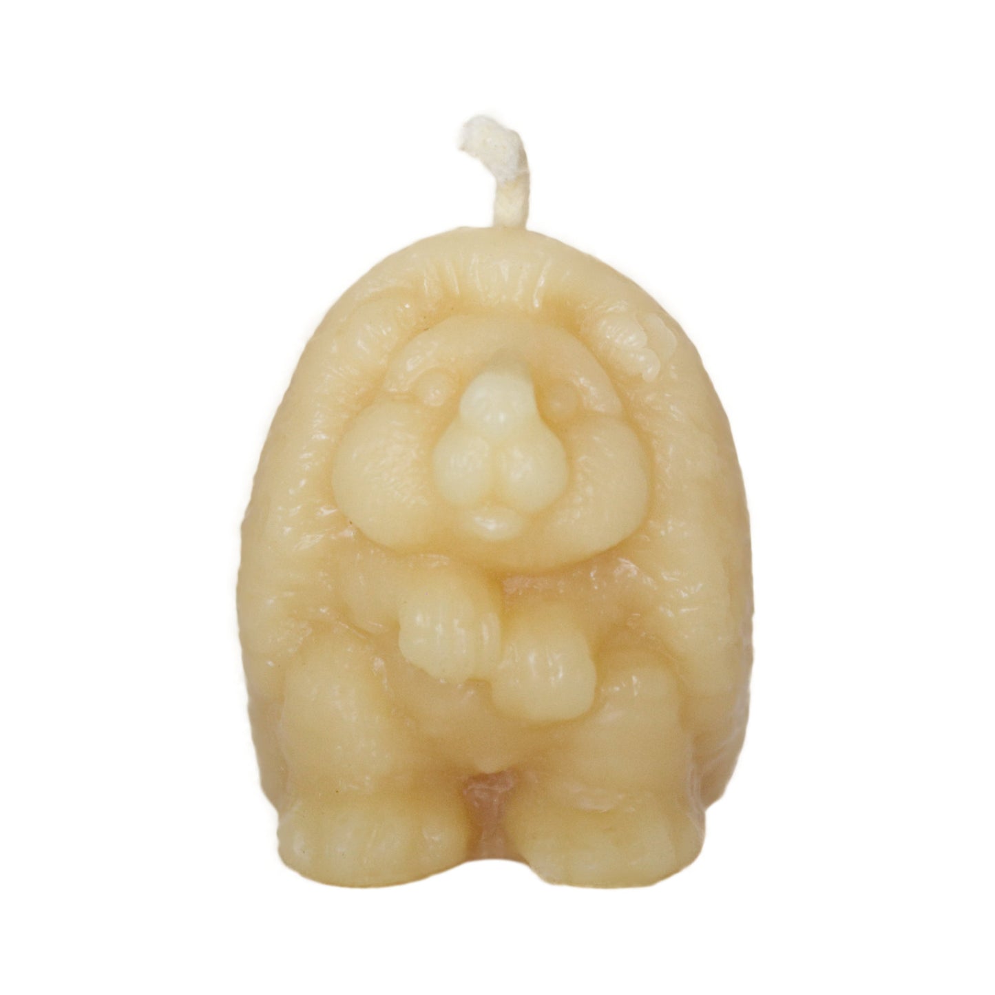 Beeswax candle hedgehog