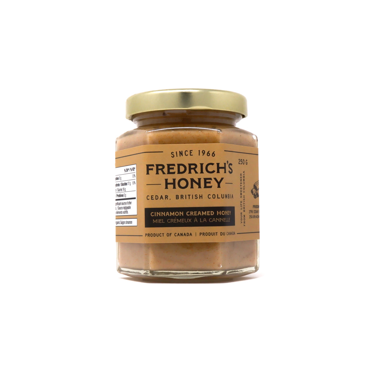 Creamed Honey - Cinnamon Flavor, Unpasteurized