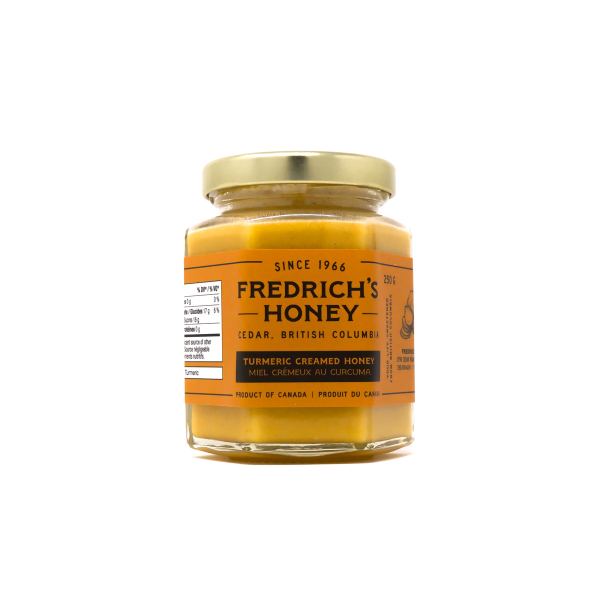 Turmeric Creamed Honey - Unpasteurized