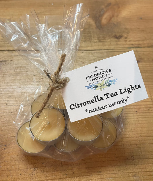 Beeswax Citronella Tealights