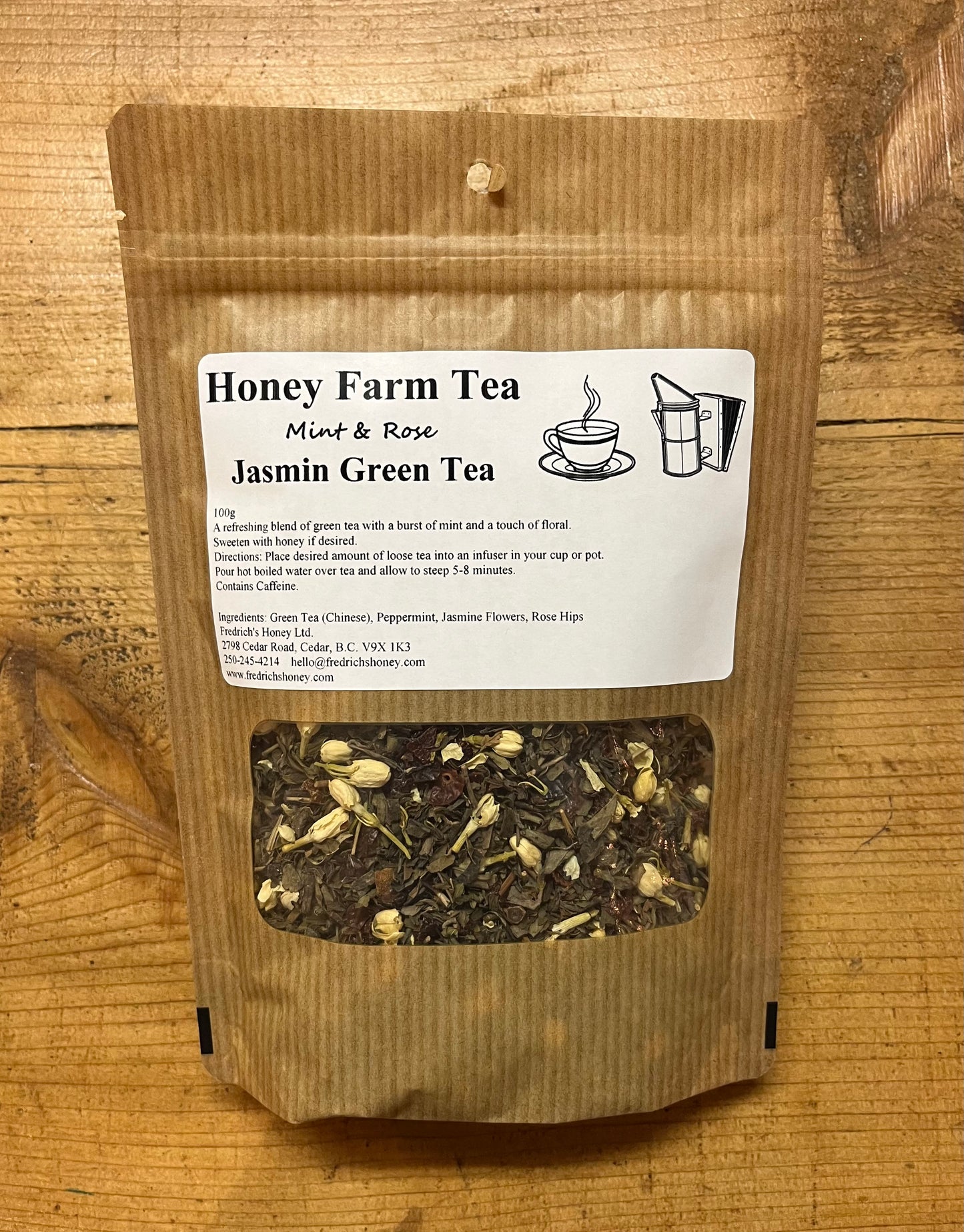 Jasmine Green Tea with Mint & Rose