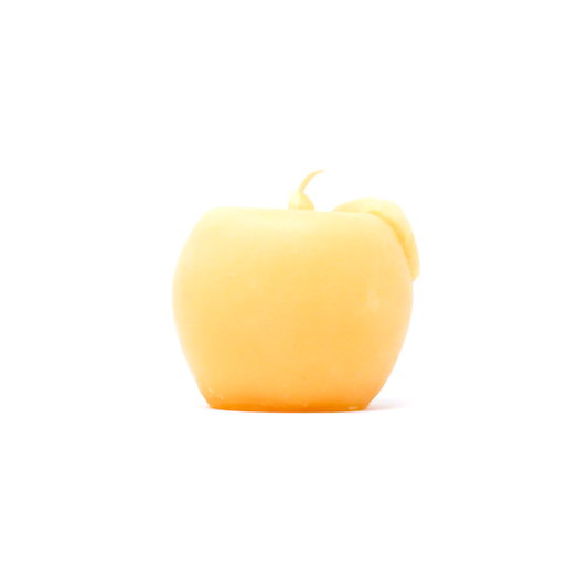 Beeswax Apple Candle