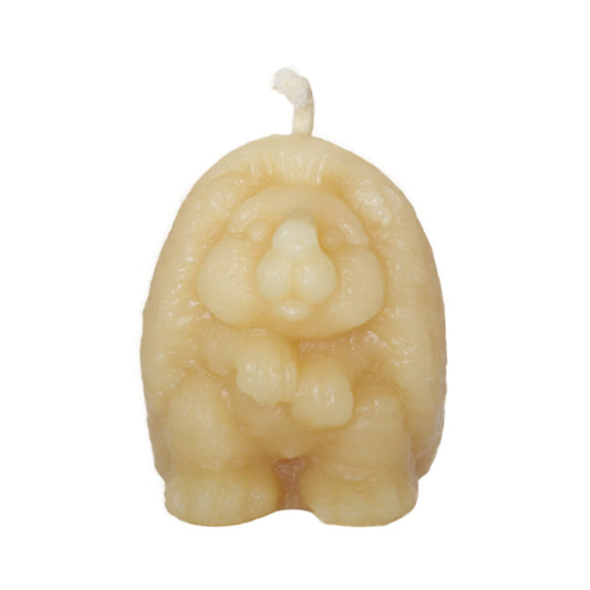 Beeswax candle hedgehog