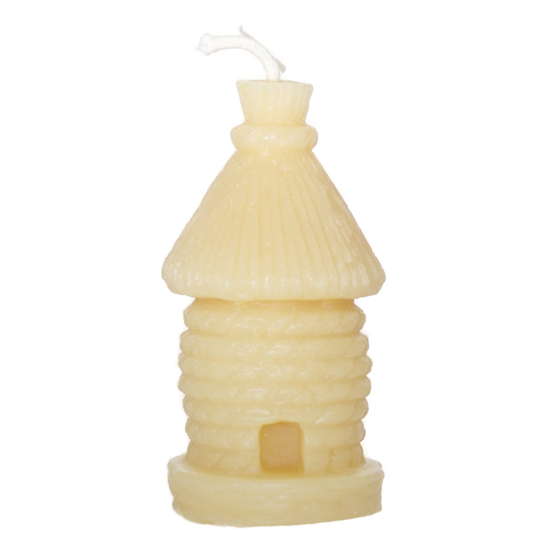 Beeswax candle ornamental skep