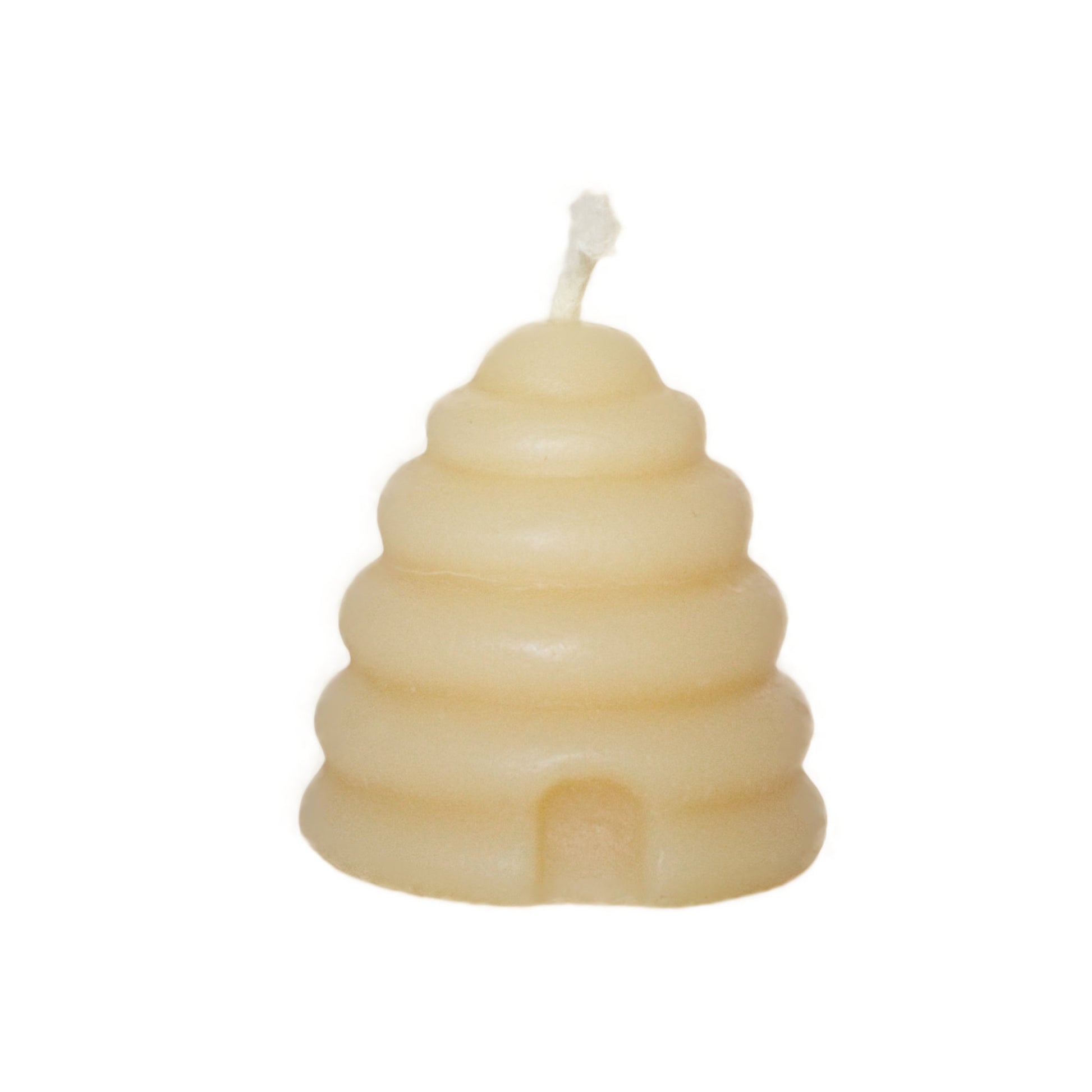 Beeswax candle skep ornamental