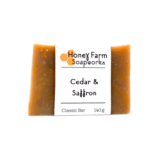 Cedar and Saffron Soap
