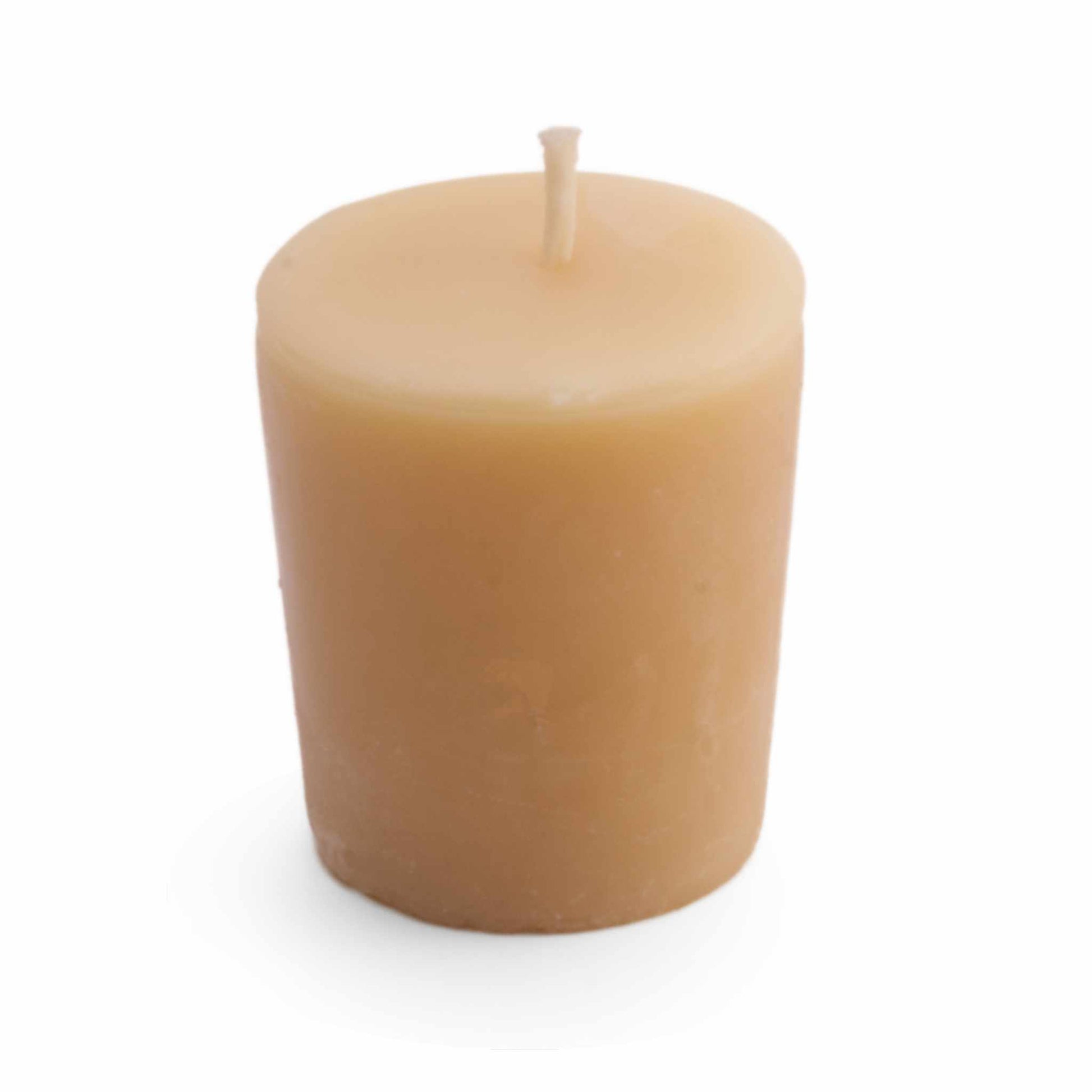 beeswax votive candle tall